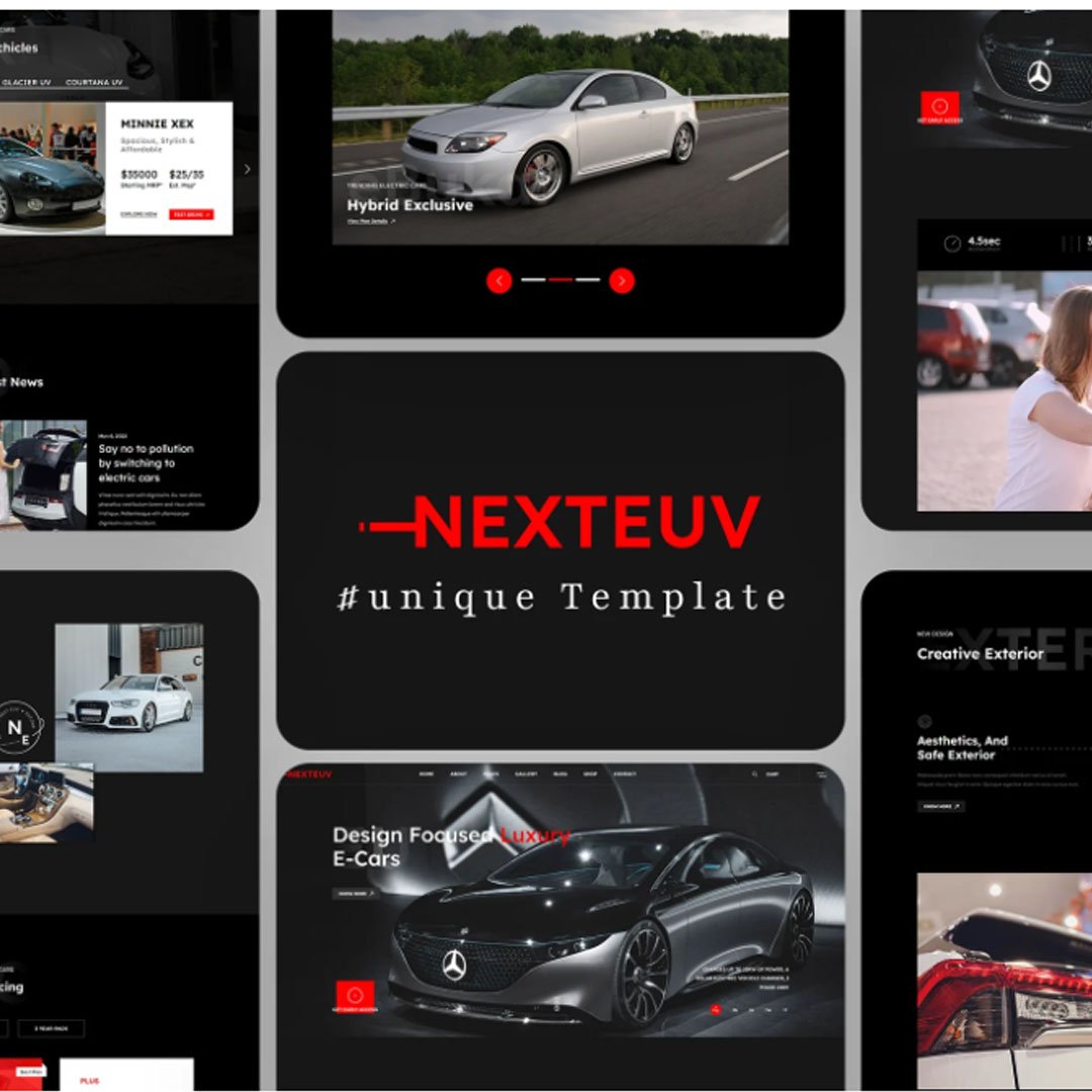 NextEuv - EV Shop, Single Product Store WordPress