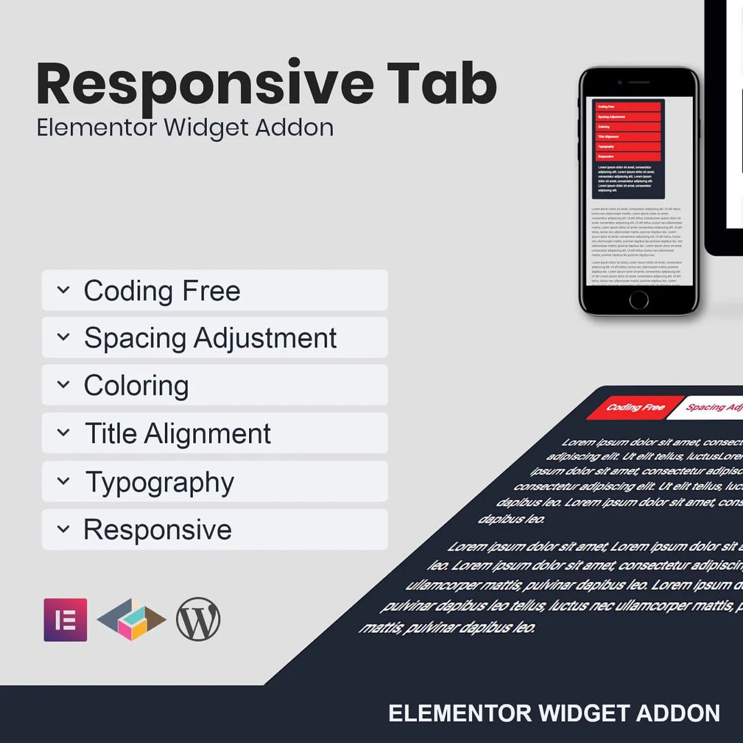 Responsive Tab Elementor Addon Plugin