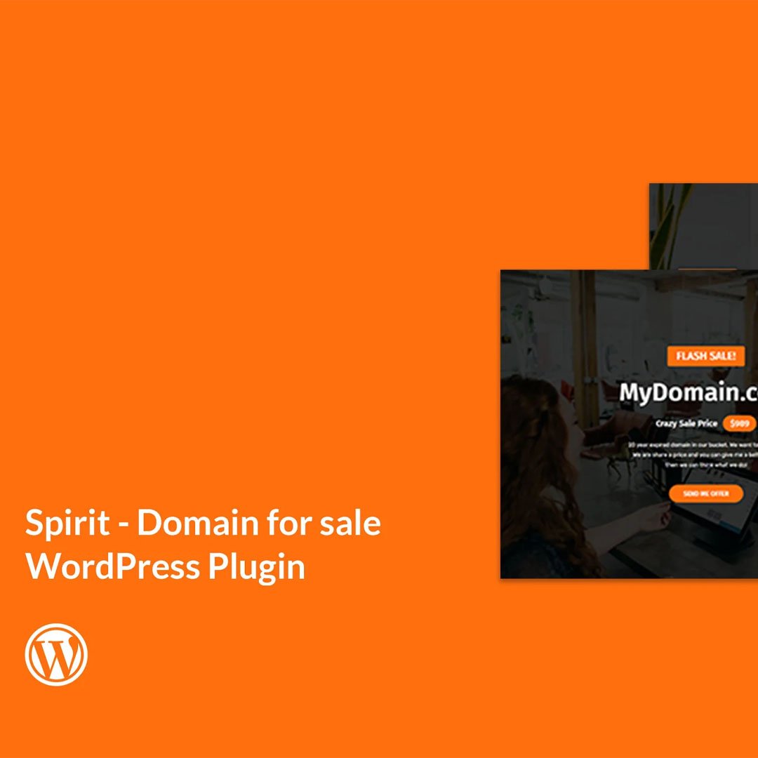 Spirit - Domain for Sale WordPress Plugin